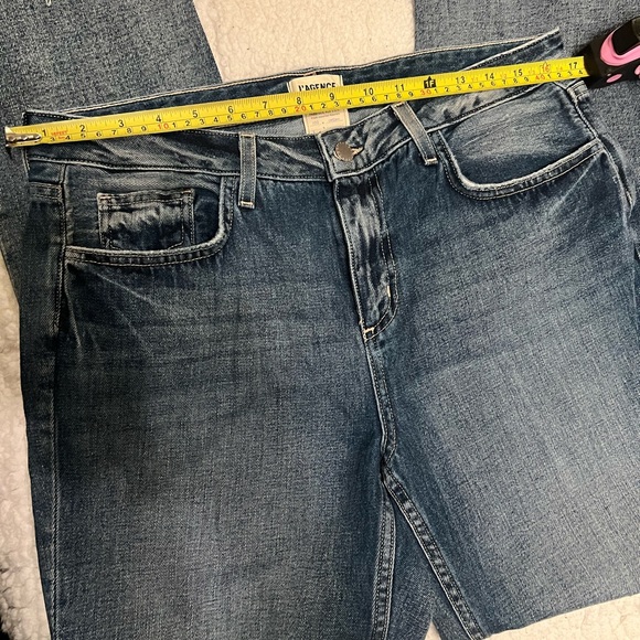 L'AGENCE Light Blue Straight Leg Jeans - Picture 3 of 12